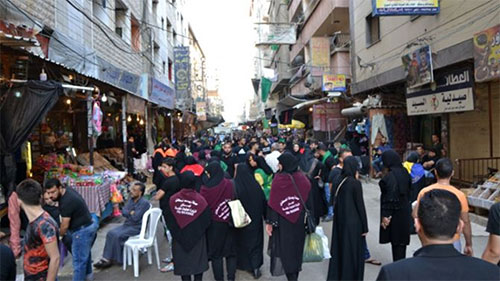 Conmemoran Ashura en el santuario de Sayyeda Zainab en Damasco